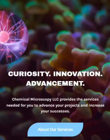 Chemical Microscopy website snapshot